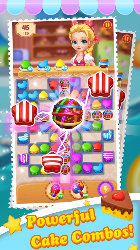 #2. Cake Jam Drop - New Match Game (iOS) 由: 彬 王