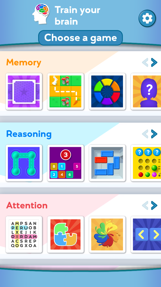 #1. Train your Brain - Skills (iOS) Podle: Tellmewow
