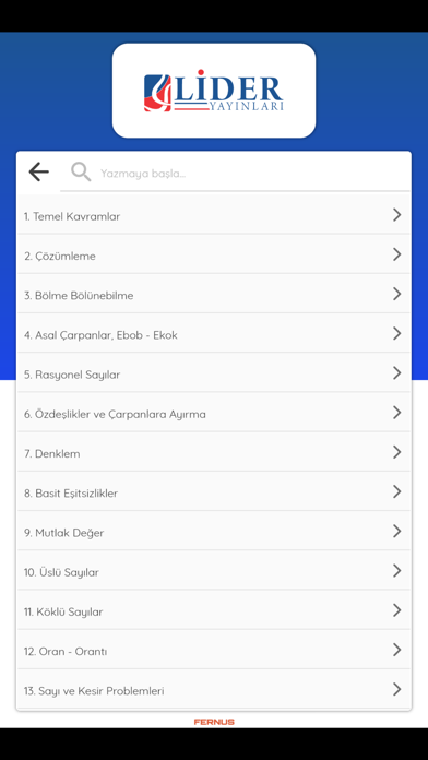 Lider Yayınları Çözümler Screenshot