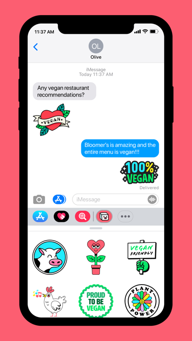Vegan Life Stickers Screenshot