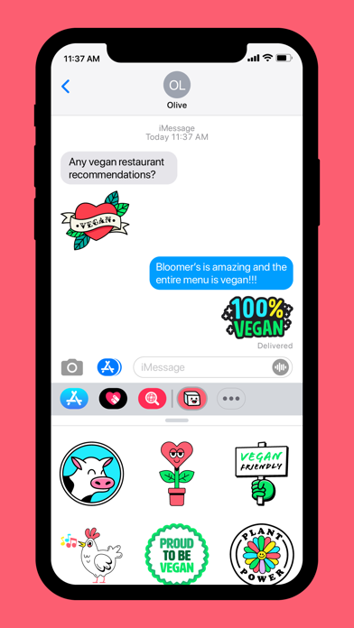 Screenshot #3 pour Vegan Life Stickers