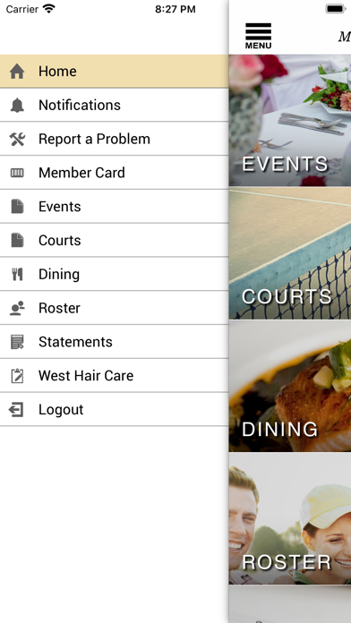 Missouri Athletic Club Screenshot