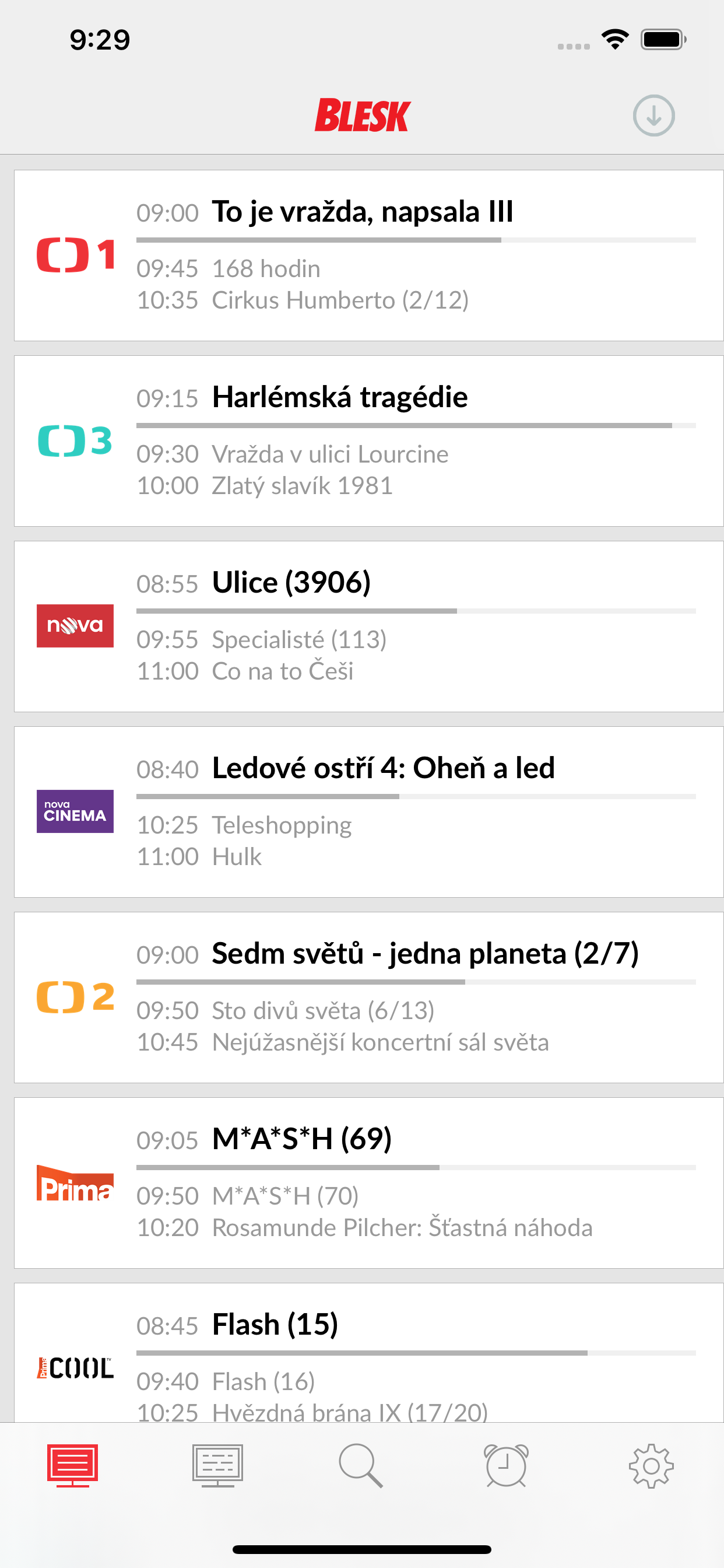 TV program Blesk.cz