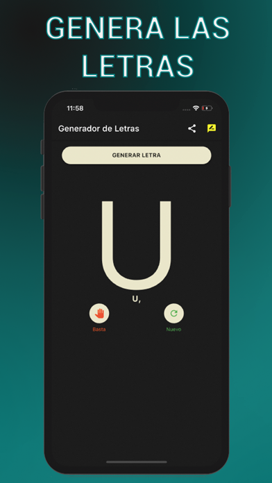 Basta - Generador de Letras Screenshot