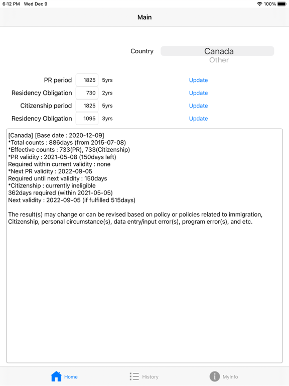 Screenshot #4 pour Permanent Residence Manager