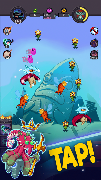 Tap Temple: Monster Clicker Screenshot