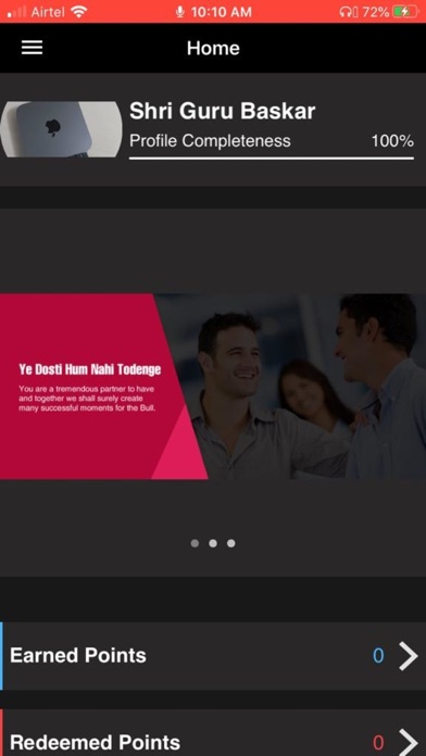 Meritor India Rewards Screenshot