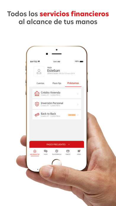 Banco ProCredit Ecuador Screenshot