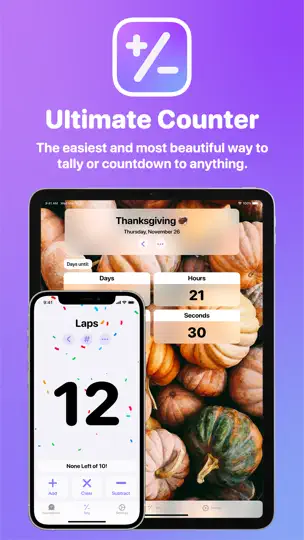 Captura de pantalla de The Ultimate Counter en iPhone 1
