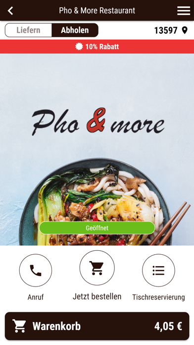 Pho & More Restaurant Screenshot