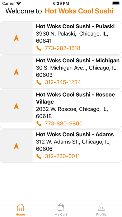 Hot woks Screenshot