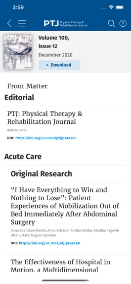 Game screenshot Physical Therapy Journal apk