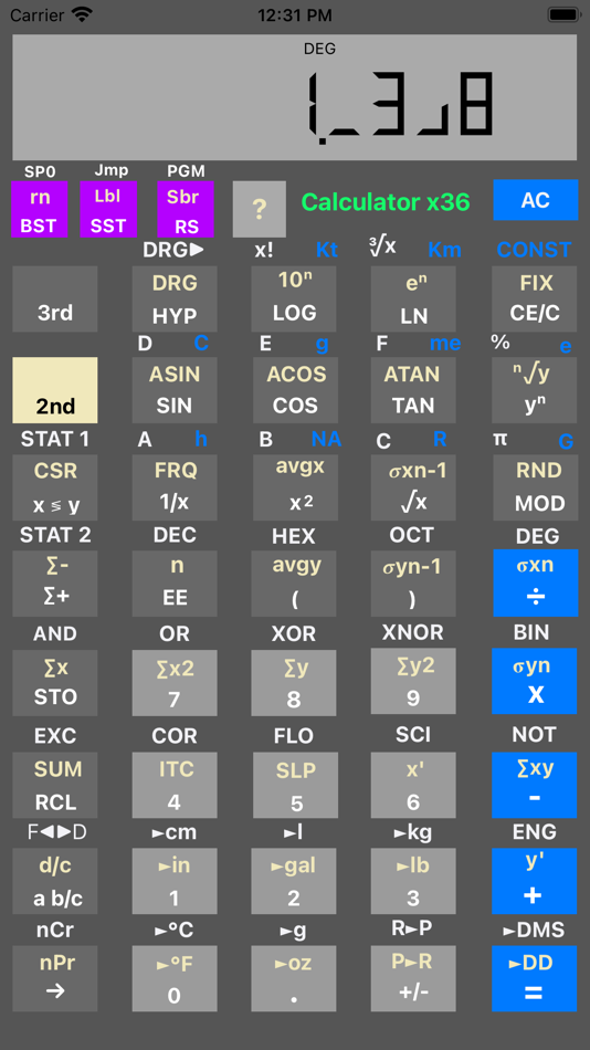 #4. x36 (iOS) 由: Carl Cook