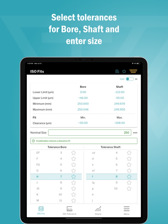 Screenshot #6 pour ISO Fits