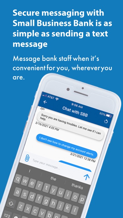 Small Business Bank Mobile Screenshot