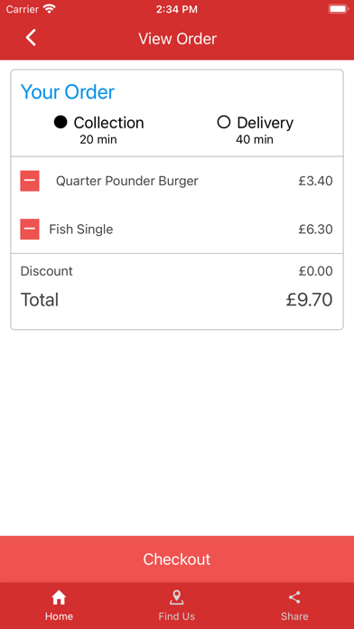 Vitos Takeaway Screenshot