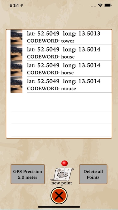 GPS Treasure Screenshot