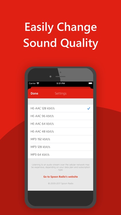 Spoon Radio : Real Rock Radio screenshot-4