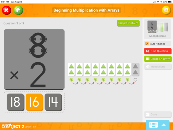Screenshot #4 pour TouchMath Connect 2