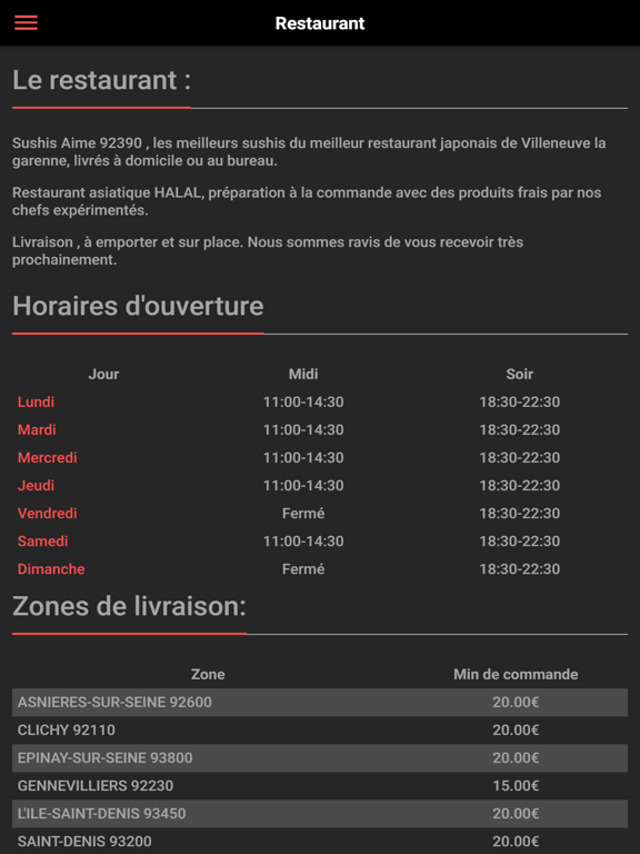 Screenshot #6 pour Sushi Aime Villeneuve