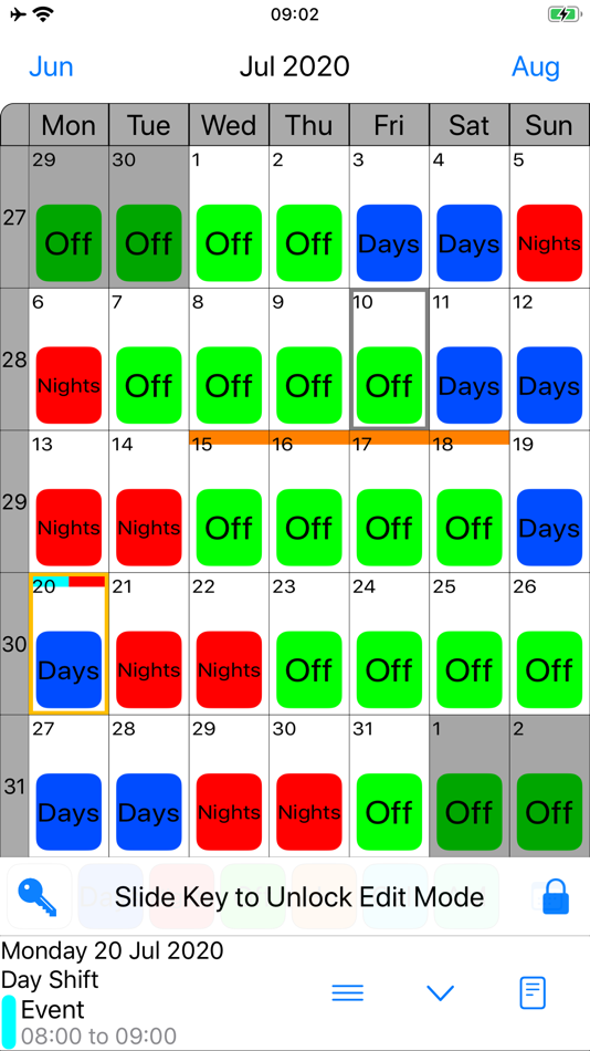 #4. Shift Work Calendar (iOS) 由: Shwoca Technologies Ltd