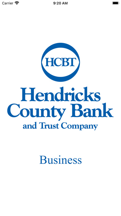 Hendricks County Bank Business Screenshot