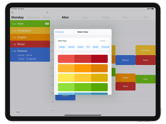 Class Timetable - Schedule App screenshot 4