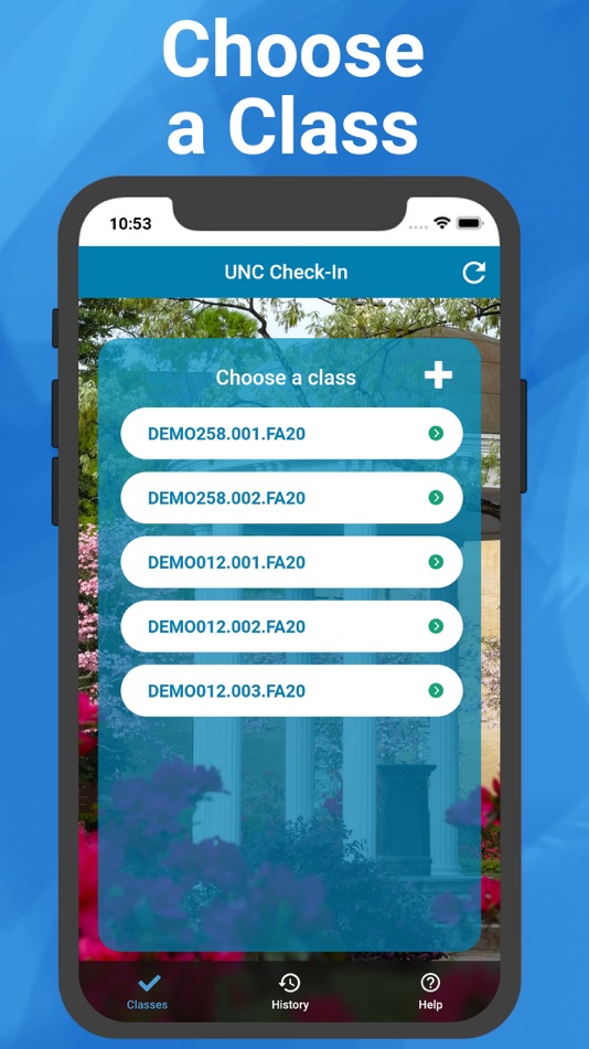 #2. UNC Check-In (iOS) 来自: University of North Carolina at Chapel Hill
