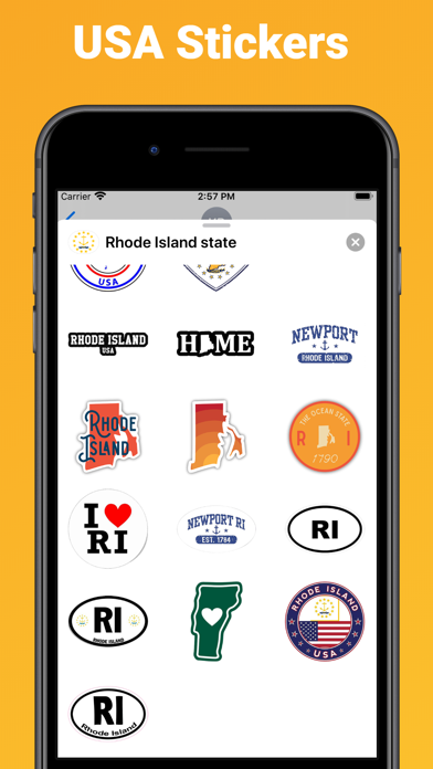 Rhode Island emoji - stickers Screenshot