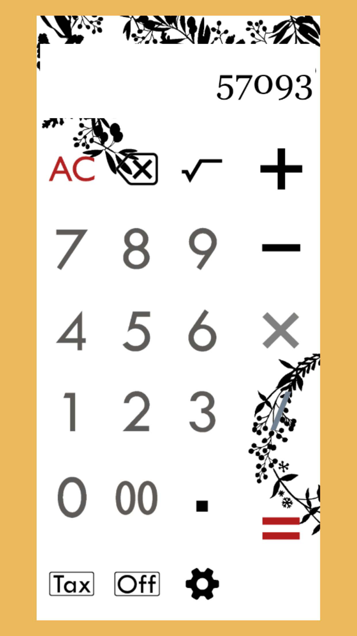 Simple Calculator FLAT calc