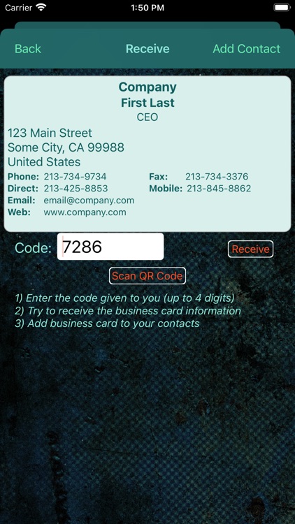 Business Card Exchange screenshot-3