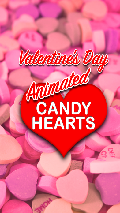 Animated Candy Hearts Stickers Screenshot