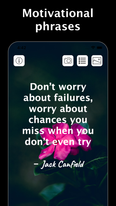 Screenshot #1 pour Daily Motivation Quotes App