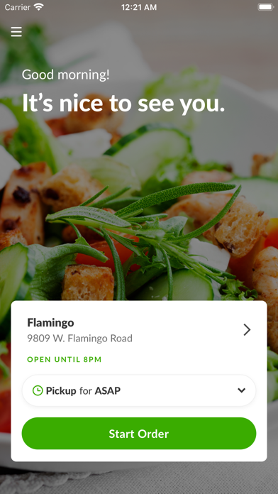 Greens & Proteins Screenshot