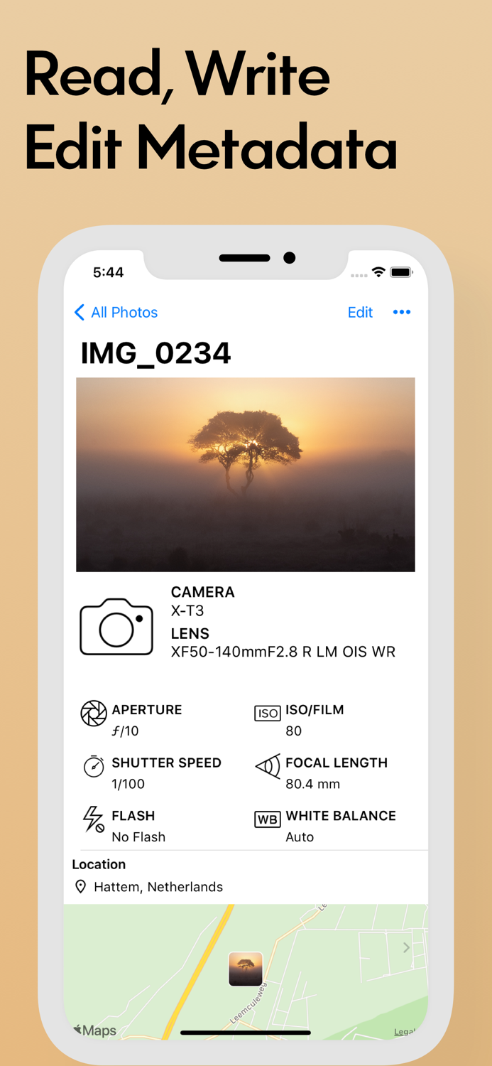 EXIF Metadata App