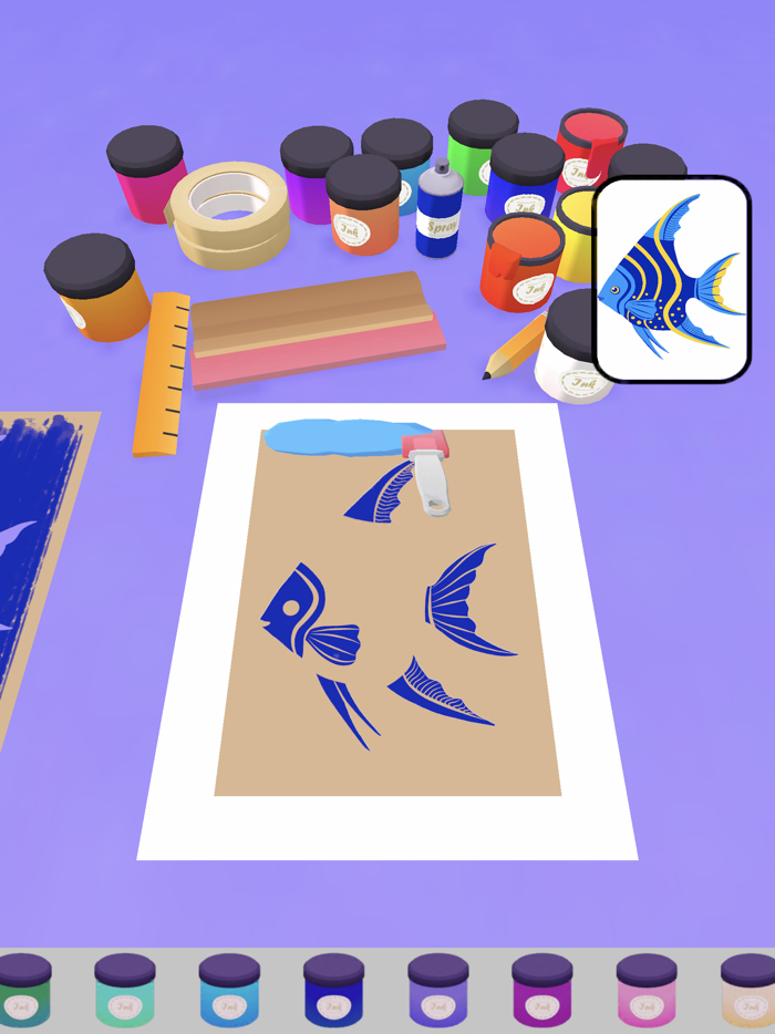 Silk Screen Coloring