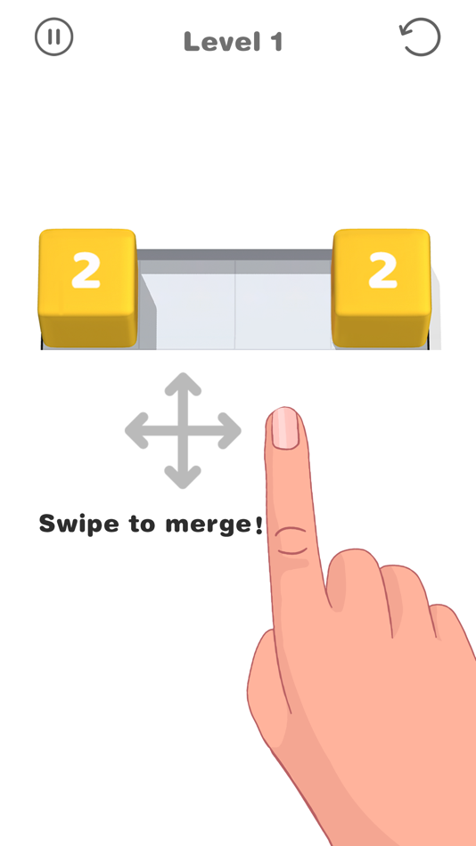 #5. Dice Merge: Match Same Number (iOS) Podle: Xiaoxiong Yang