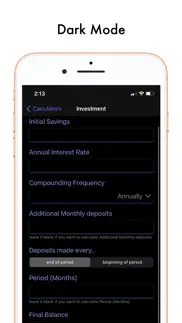 easy calculator financial calc iphone screenshot 4