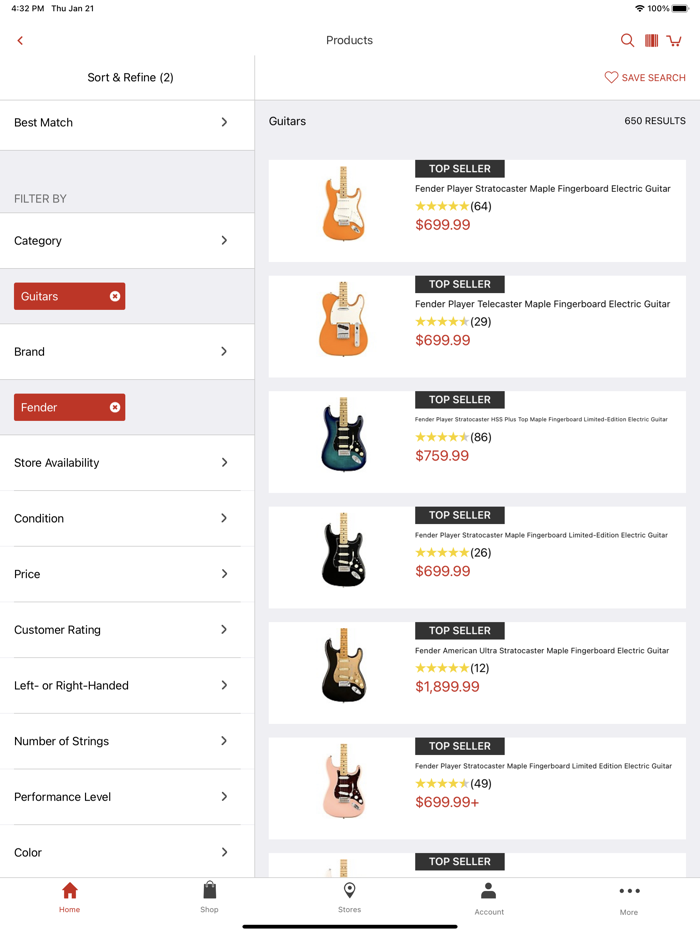 Guitar Center Shop for Gear