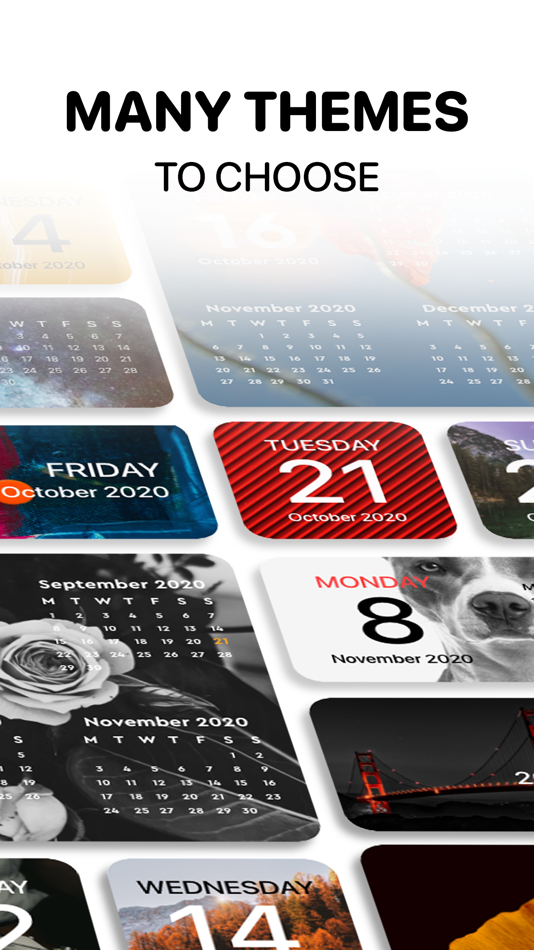 #2. Calendar Widget for iPhone (iOS) Podle: SMART WIDGET LABS COMPANY LIMITED