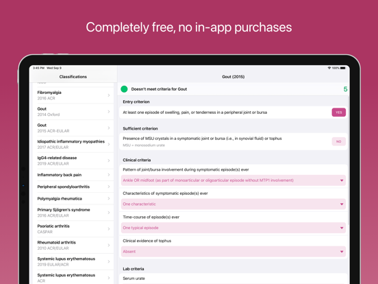 Screenshot #5 pour RheumaHelper