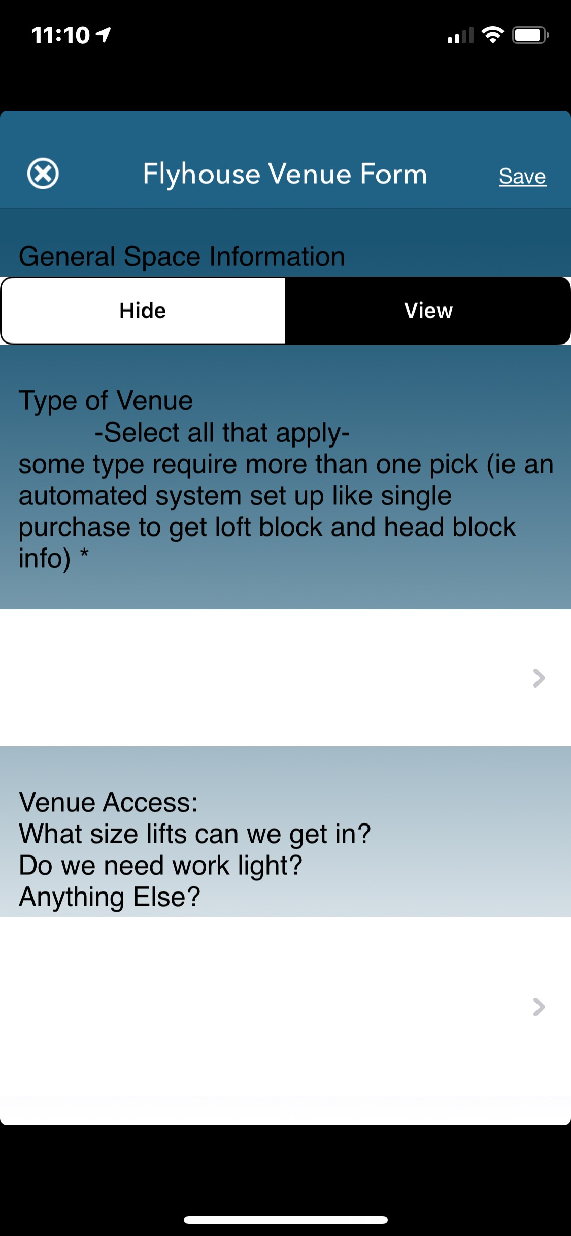 Safer Venue Inspections screenshot 2