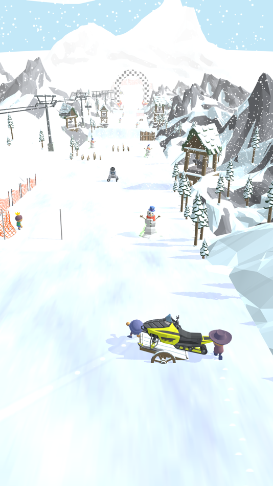 #10. Snow Run! (iOS) 由: Mood Games OU
