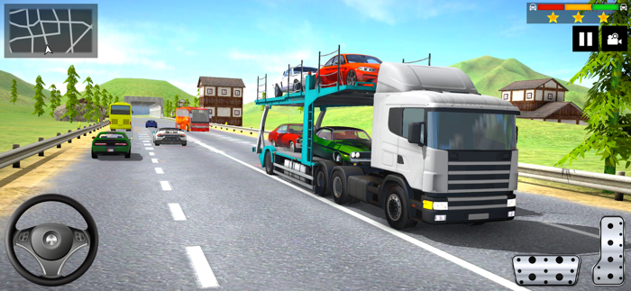 Car Transport Truck Games 2020