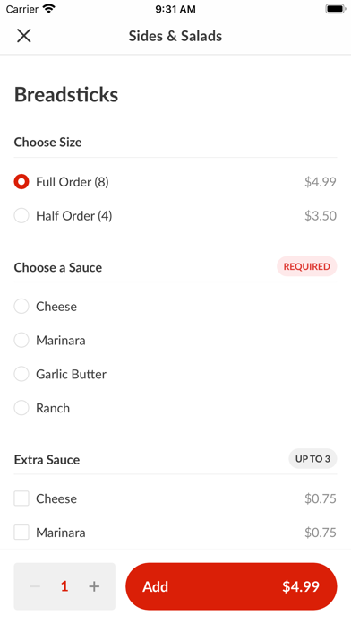 Brothers Pizza Company Screenshot