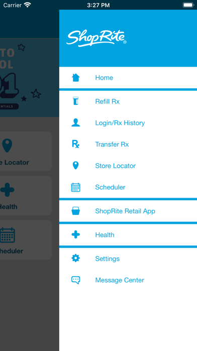 ShopRite Pharmacy App Screenshot