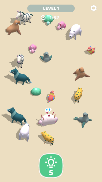 Animal Match 3D Fun Screenshot