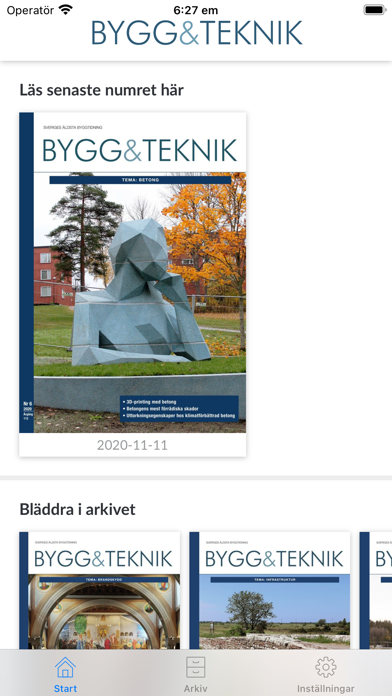 Bygg & teknik Screenshot