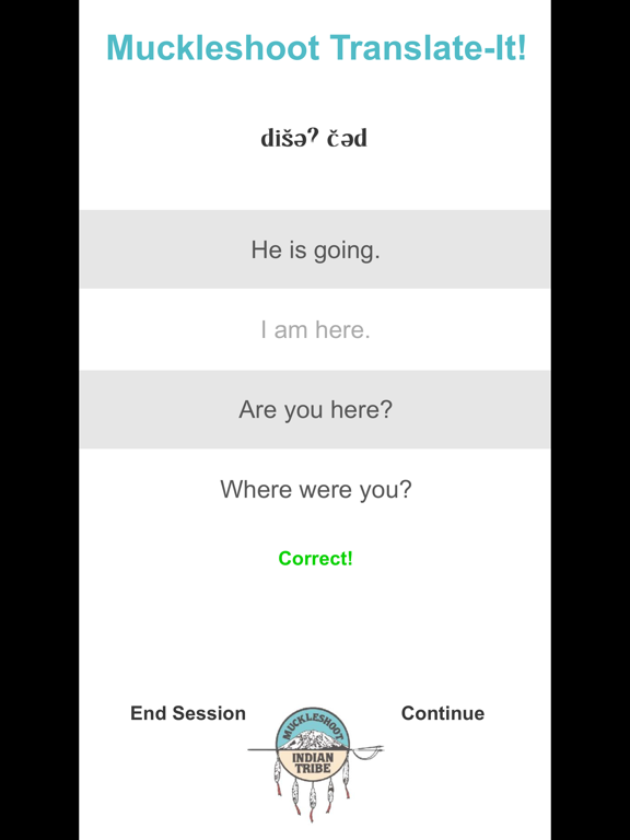 Screenshot #5 pour Muckleshoot Translate-It! Game