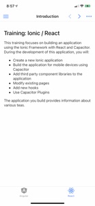 Ionic Training Labs screenshot #1 for iPhone